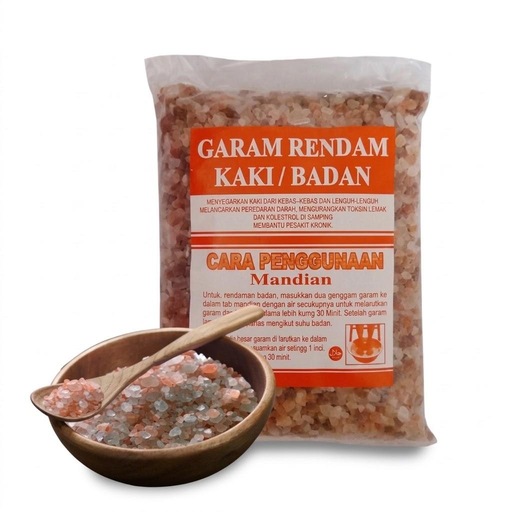 1 KG Himalayan Bath Salt | Natural Foot & Body Soak Salt | 84+ Minerals | Relaxing Spa Salt