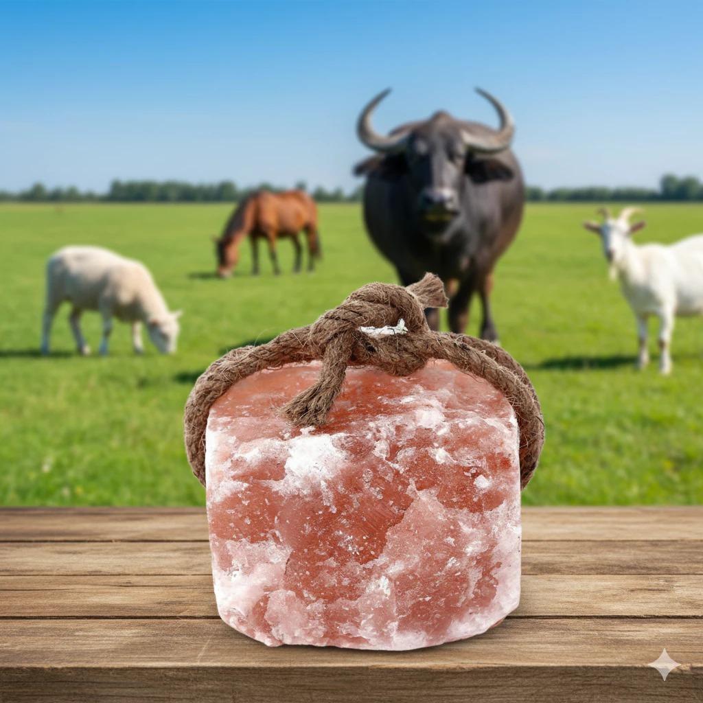Animal Licking Salt 2-4kg – Garam Mineral Semula Jadi Untuk Lembu, Kuda & Kambing