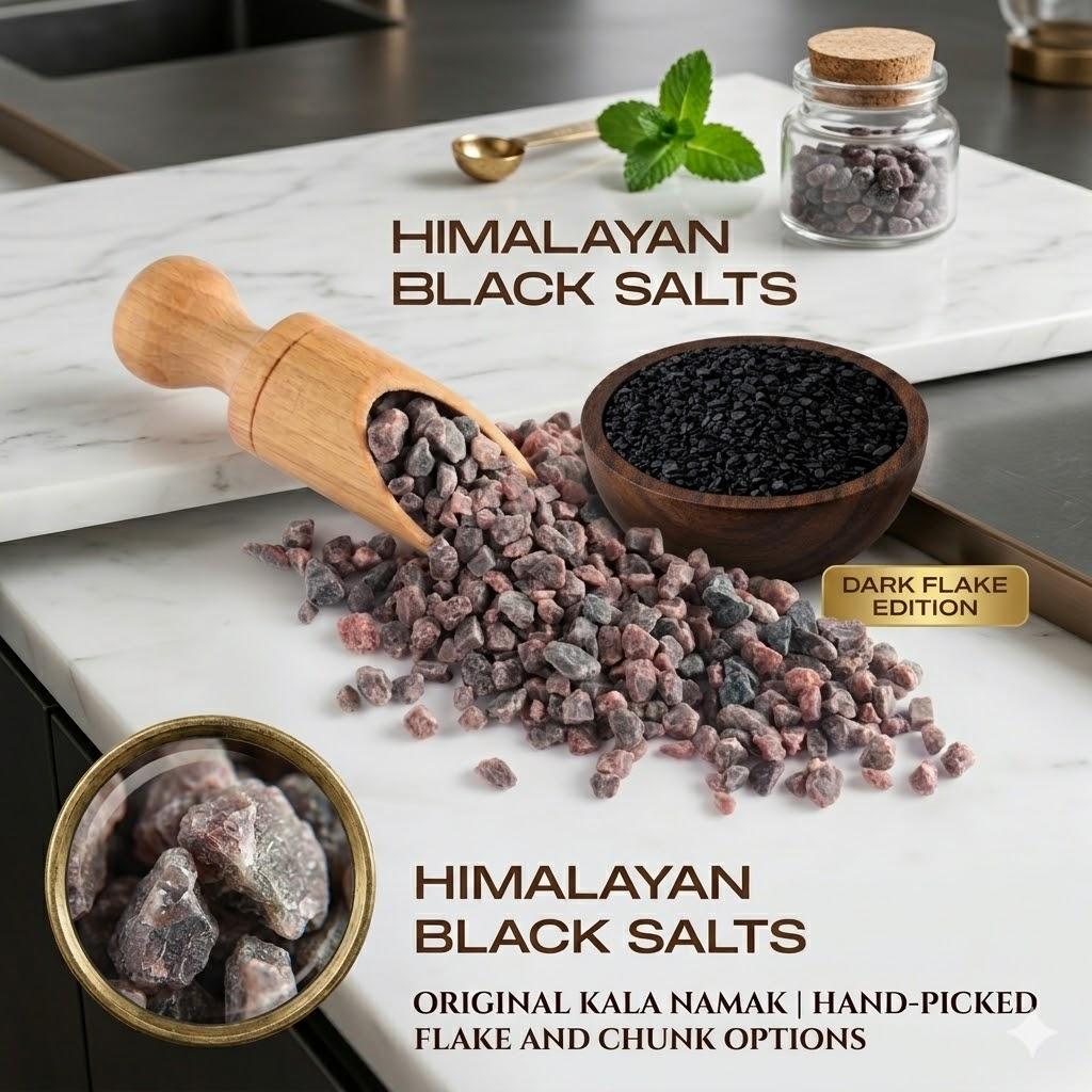 Black Salt Powder 500g | 1kg HIMALAYAN BLACK SALT POWDER / KALA NAMAK