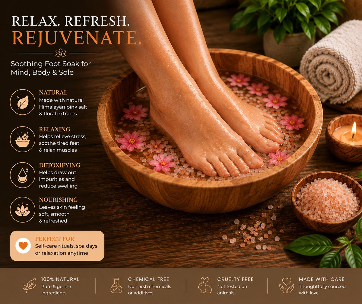 1 KG Himalayan Bath Salt | Natural Foot & Body Soak Salt | 84+ Minerals | Relaxing Spa Salt