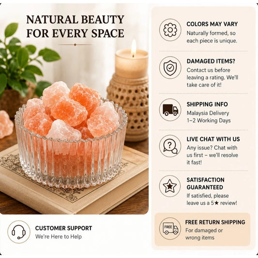 1kg Himalayan Rock Salt Over 80 Minerals Himalayan Salt Stone Natural